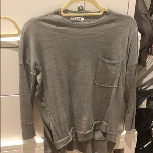 Frame high low sweater